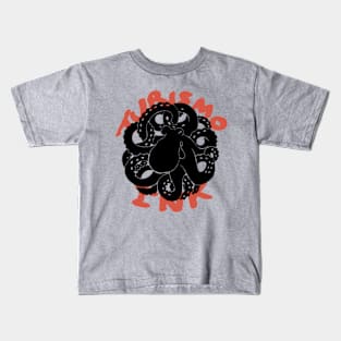 Octopus with font Kids T-Shirt